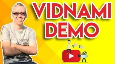 Vidnami Demo and WalkThrough - How To Create Videos With No Face