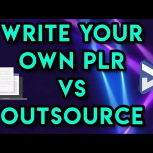 PLR - Written Or Outsourced Content Creation? This Matters