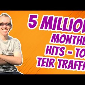 Free Top Tier Traffic - 5 Million monthly Hits