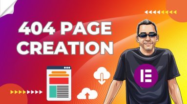 How to Create a 404 Page in Elementor For Beginners